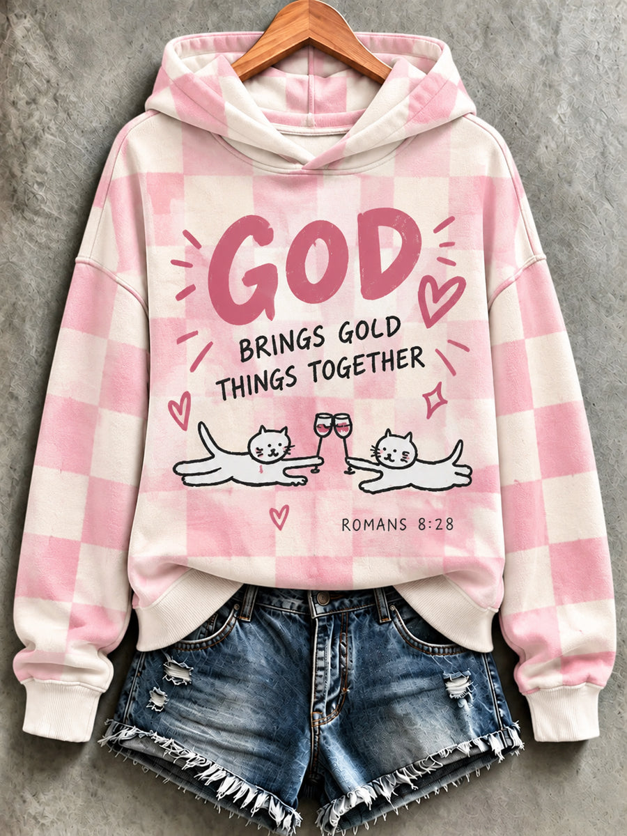 Women's Faith Print Casual Sweatshirt