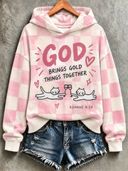 Women's Faith Print Casual Sweatshirt