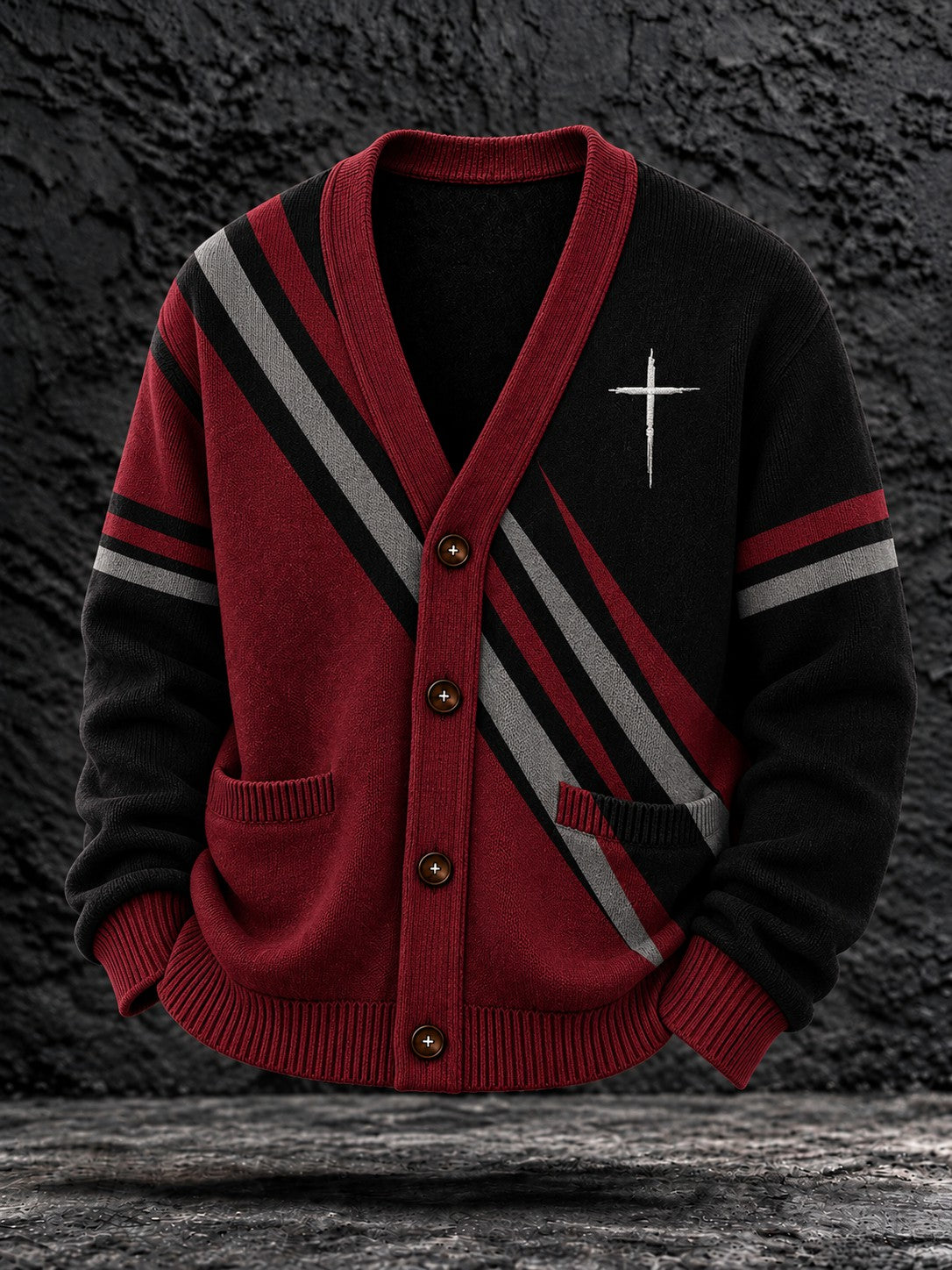Men's Faith Casual Cardigan Sweater