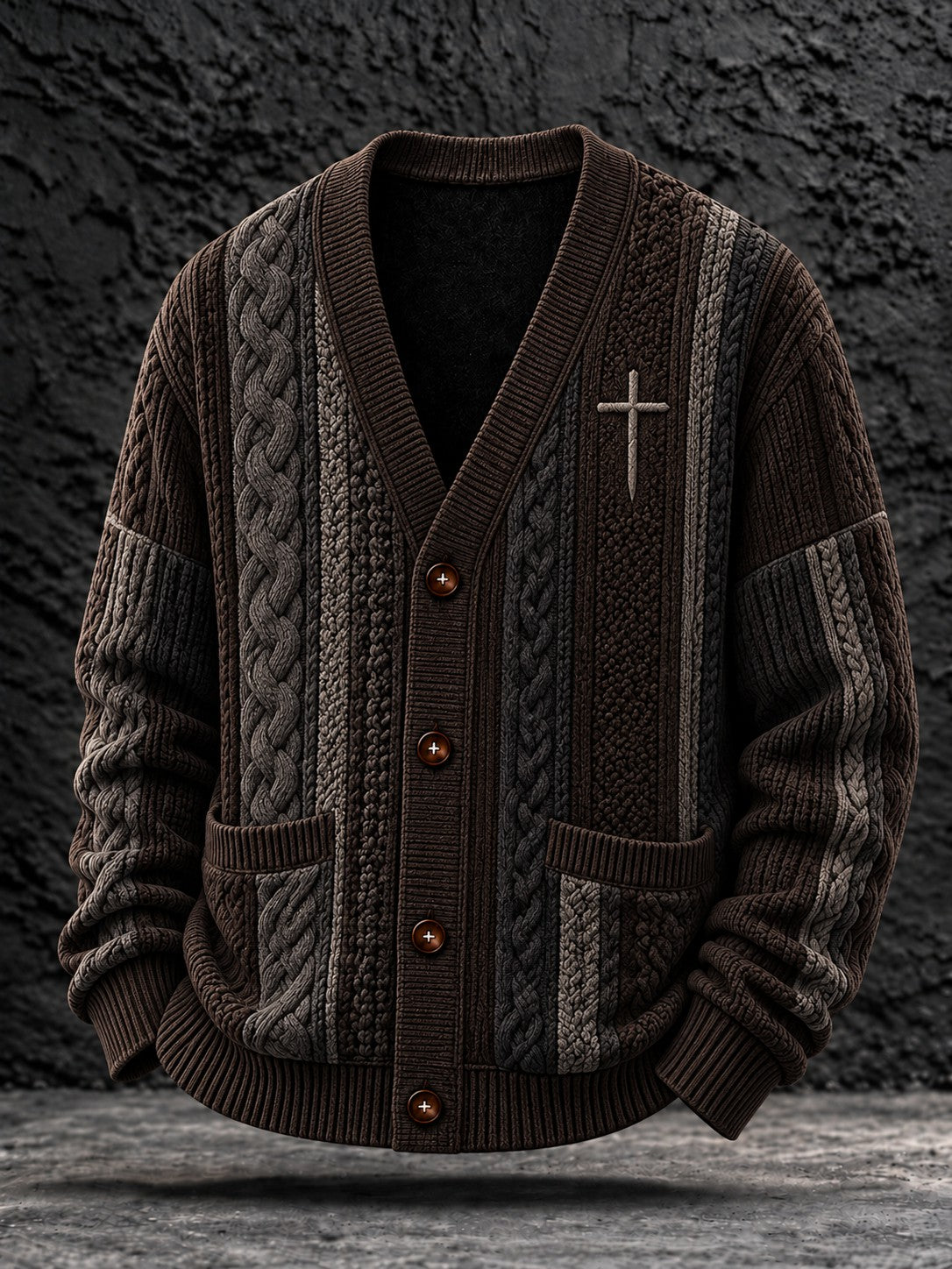 Men's Faith Casual Cardigan Sweater
