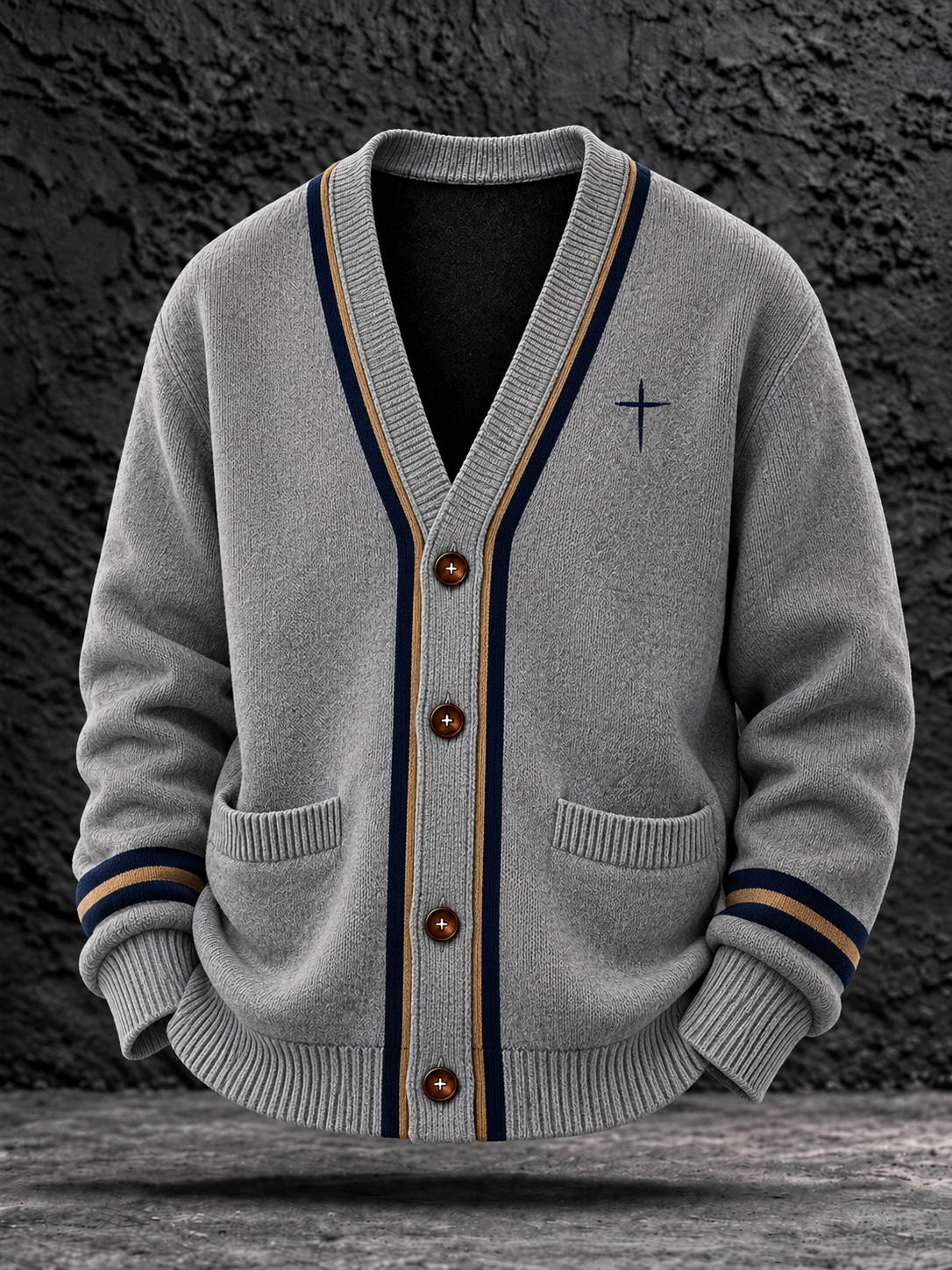 Men's Faith Casual Cardigan Sweater
