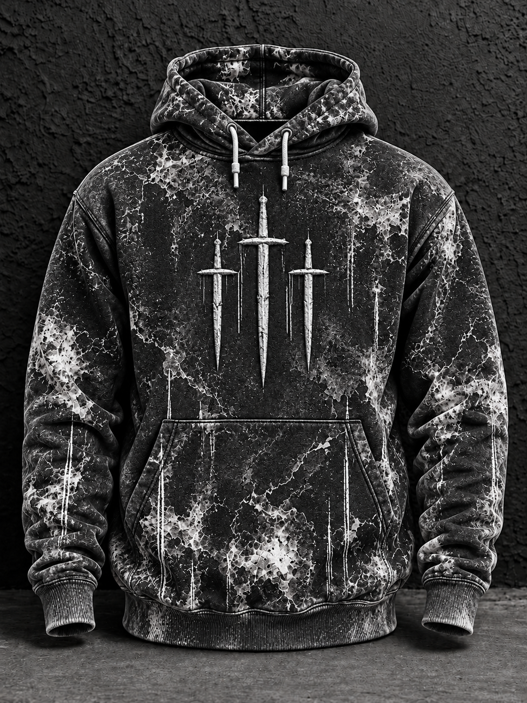 Men's Faith Oversized Drop-Shoulder Hoodie With Pockets
