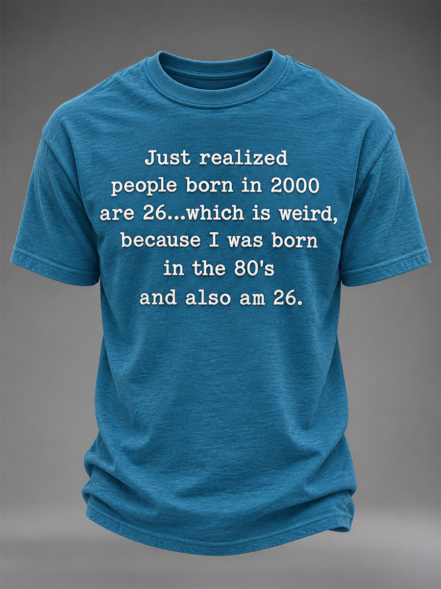 Men's Sassy & Sarcastic Funny Graphic Print Tee