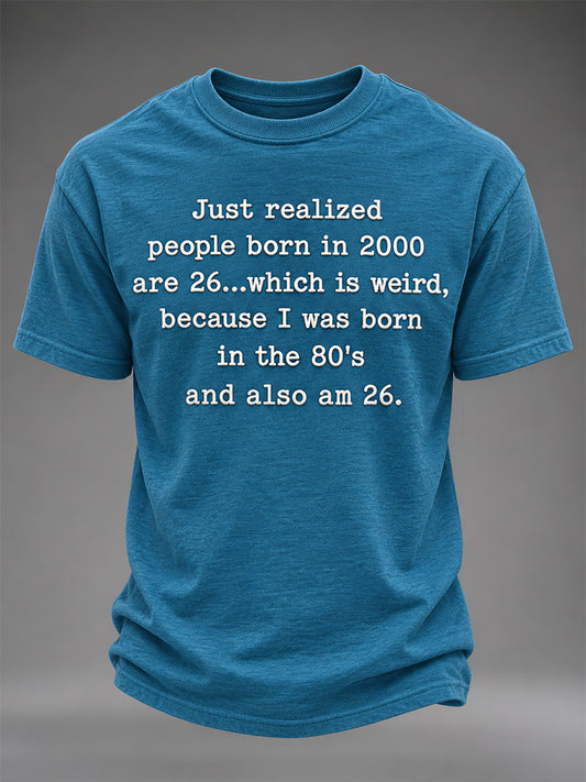 Men's Sassy & Sarcastic Funny Graphic Print Tee