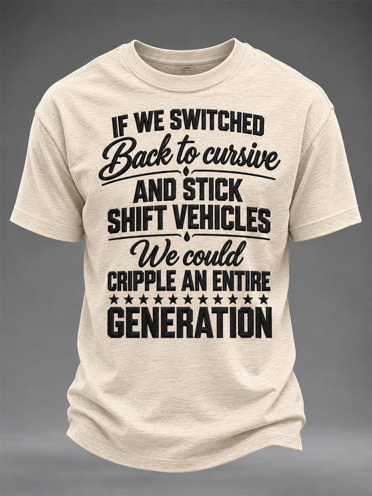 Men's Sassy & Sarcastic Funny Graphic Print Tee