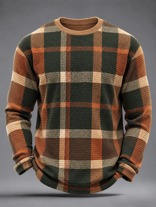 Men's West Waffle Long Sleeve T-Shirt