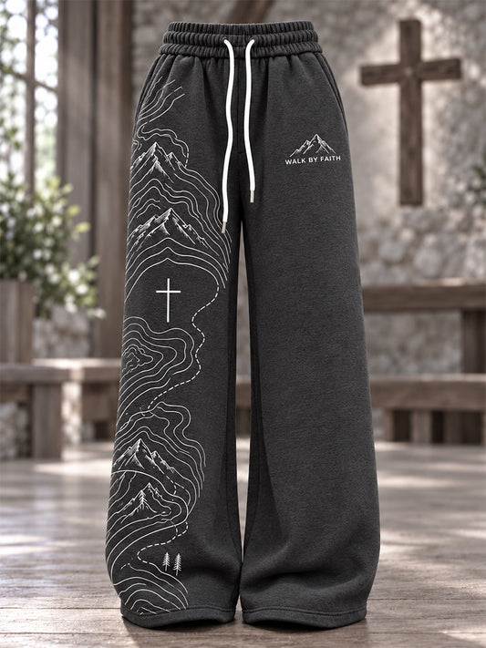 Women's Walk By Faith Wilderness Trail Print Casual Pants