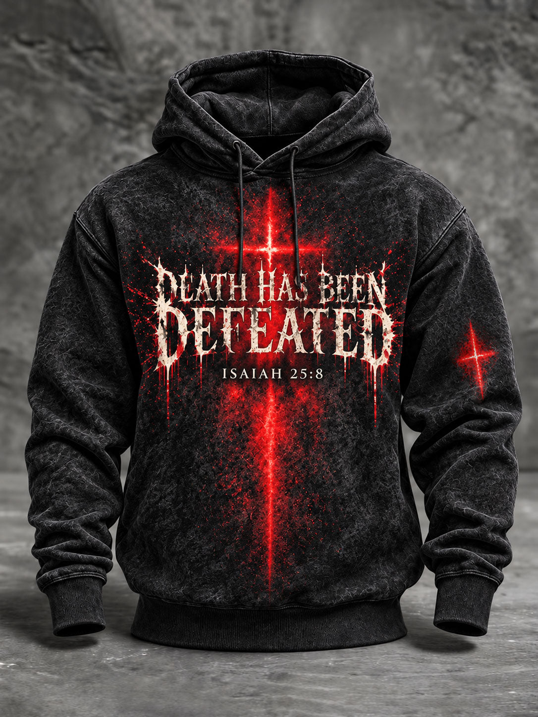 Men's Christian Faith Oversized Drop-Shoulder Hoodie